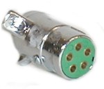 Trailer Connector 5-Pole Trailer End, Chrome